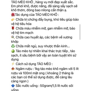 combo 3kg Táo Mèo Khô