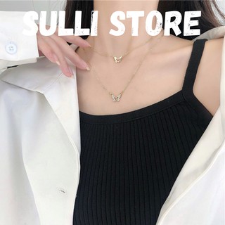 Dây chuyền bướm layer  Sulli store