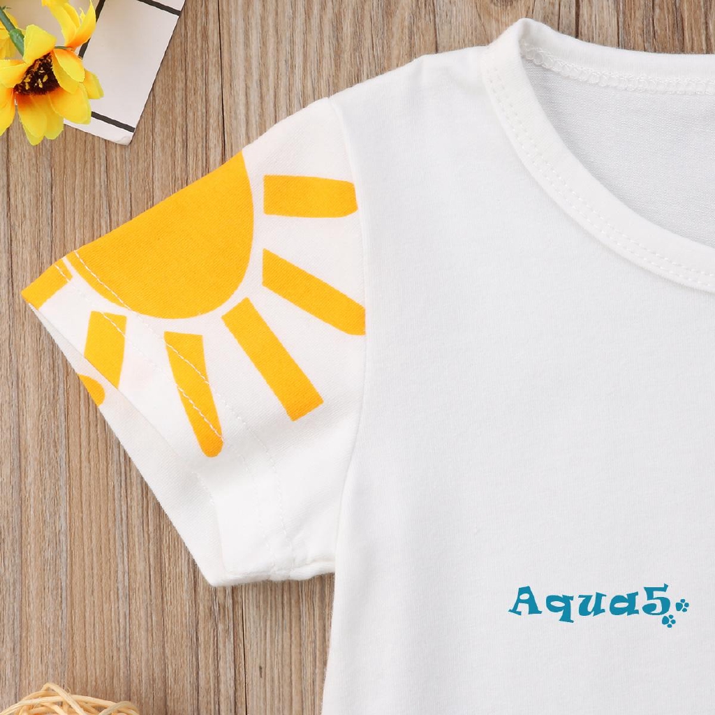 Fashion Kids Baby Girls Casual Rainbow Tassel Patchwork Cotton T-shirt Tops