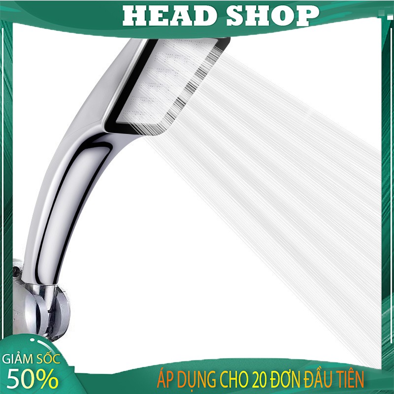 Đầu vòi sen tăng áp 300 lỗ áp suất cao phun tiết kiệm nước cho phòng tắm HEAD SHOP