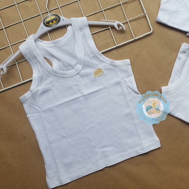 (8-25kg) LỐC 10  ÁO BA LỖ TRẮNG MIATOP (katydang)