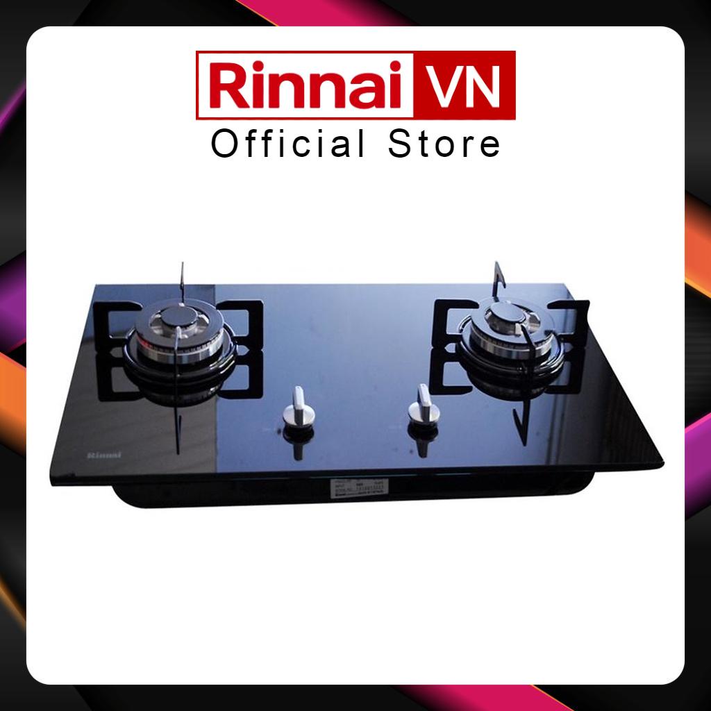 [Hoàn 50k & Giảm 70k Phí Ship] Bếp Gas Âm Đôi Rinnai RVB-212BG - Bảo Hành 2 Năm Chính Hãng