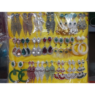 Hoa tai kẹp hầu cô- chầu- phụ kiện trang sức hầu đồng