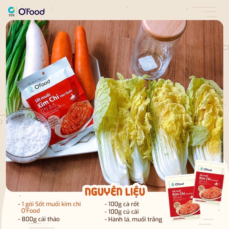 SỐT MUỐI KIMCHI HÀN QUỐC O'FOOD 180G