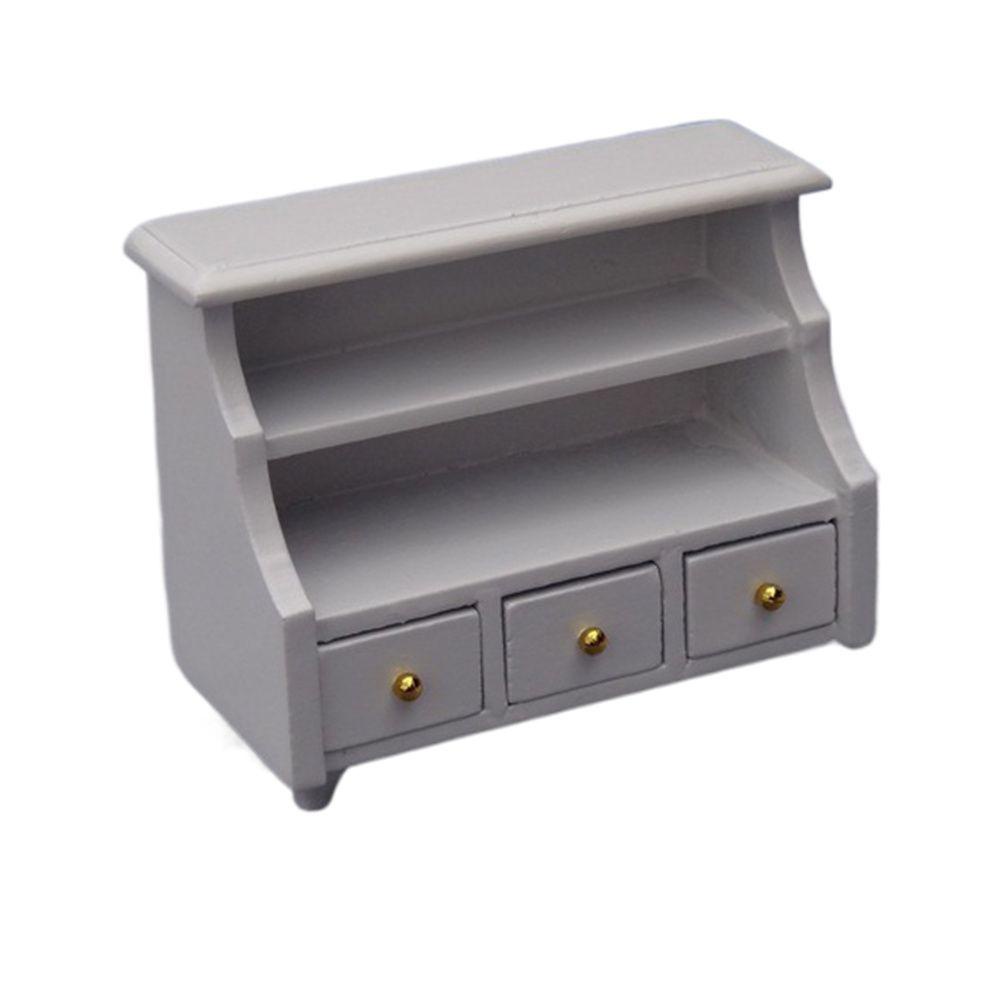 Mô Hình Tủ Khăn / Đồ Chơi Bằng Gỗ DIY Trang Trí Nhà Búp Bê
