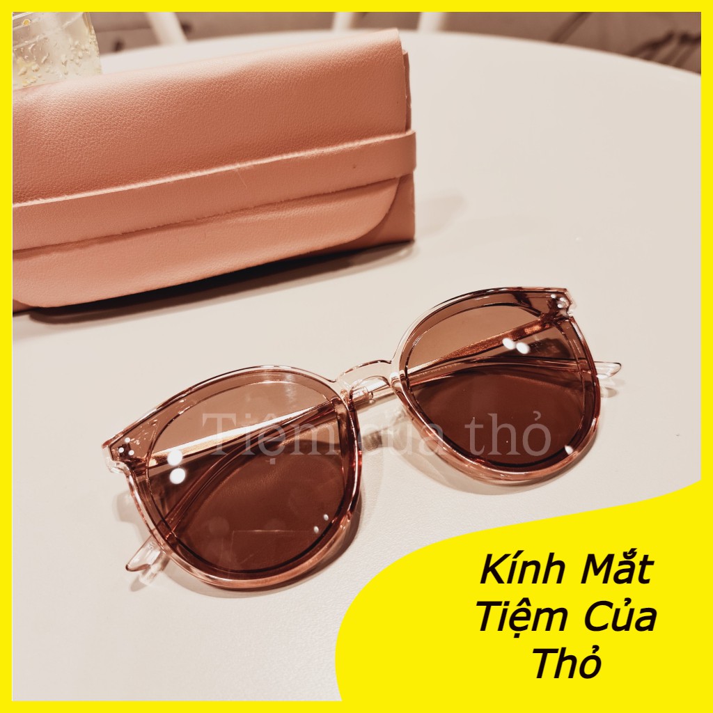 Kính Mát Nữ From Tròn thời trang  Tiệm Của Thỏ phù hợp mọi from mặt -5041.