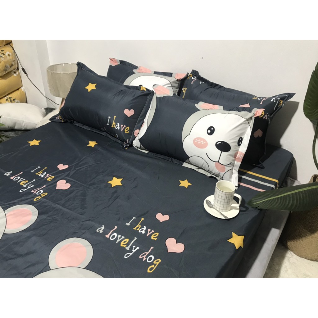 Ga Chống Thấm Cotton Hàn Quốc Chó Xám CTT6