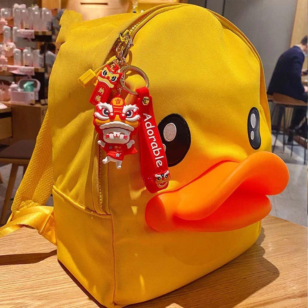 DARNELL Móc Khóa Hình Sư Tử Hoạt Hình Dễ Thương