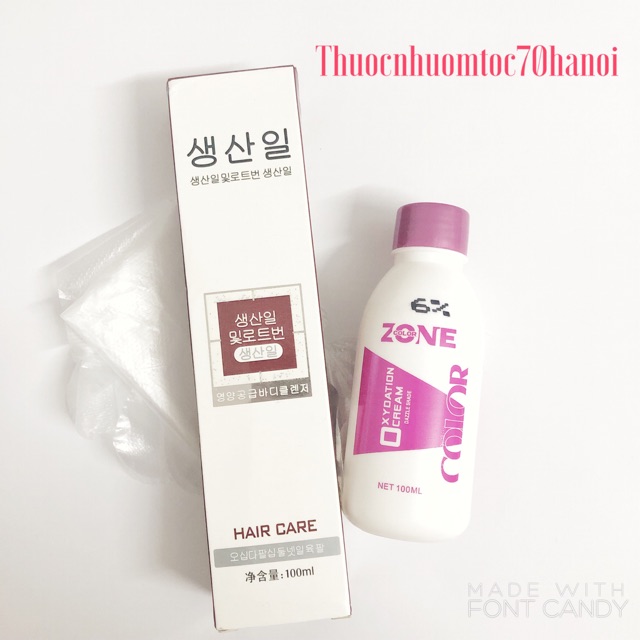 Thuốc nhuộm tóc màu Hồng Đào kèm trợ dưỡng gang tay | BigBuy360 - bigbuy360.vn