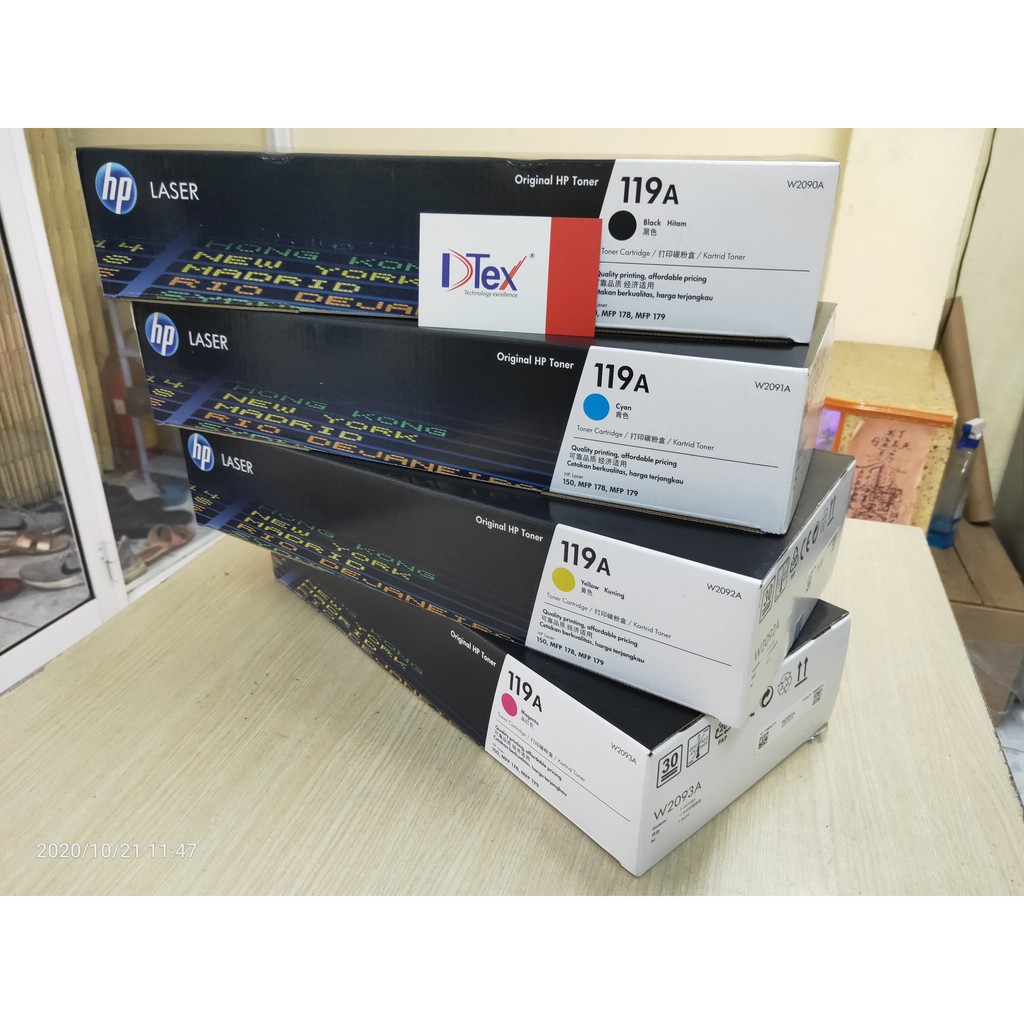 Mực in HP 119A Yellow Original Laser Toner Cartridge  - Hàng chính hãng