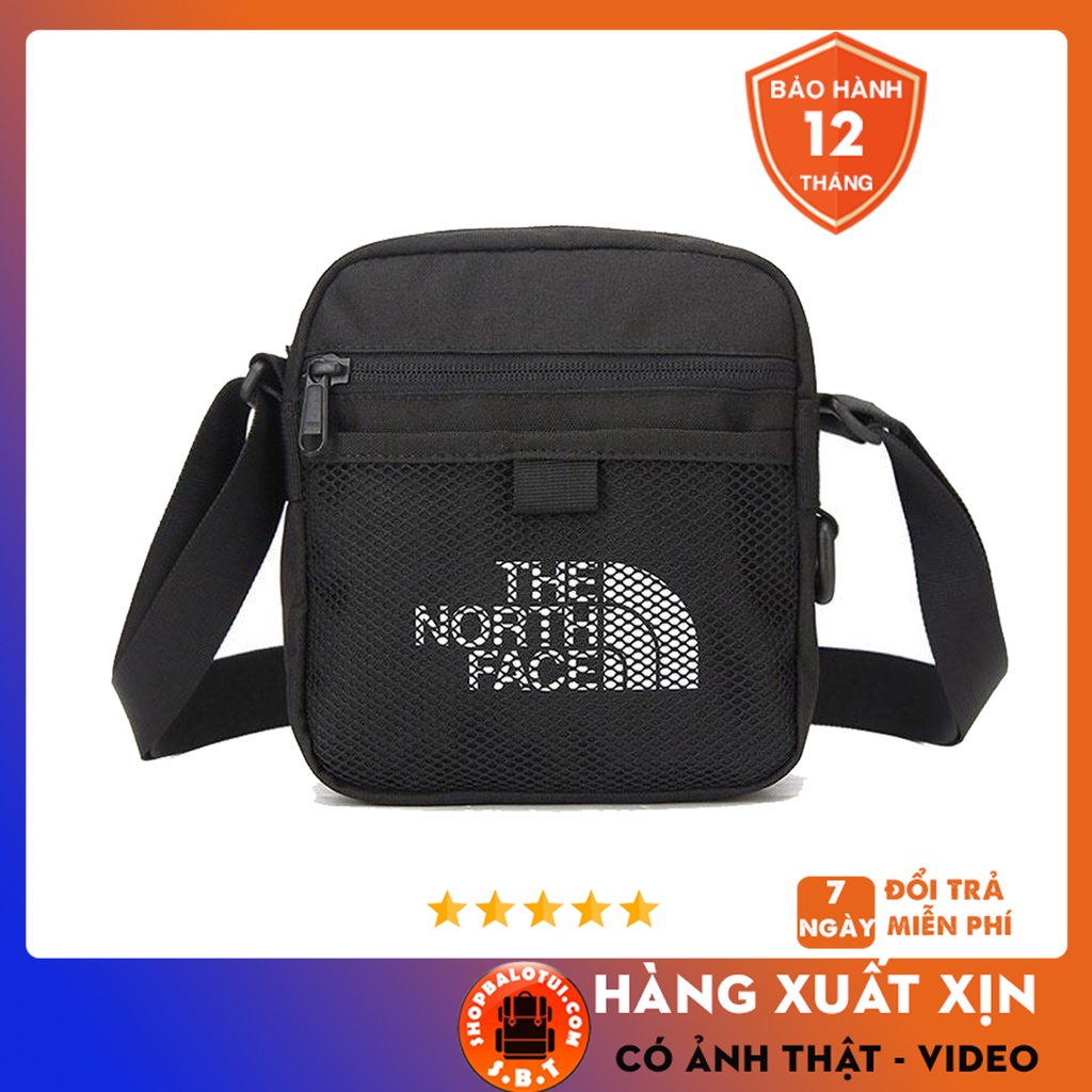 Túi đeo chéo nam nữ unisex mini đeo hông nhiều ngăn chất vải chống nước TNF ABEL MESH CROSS BAG NN2PL01J - shopbalotui