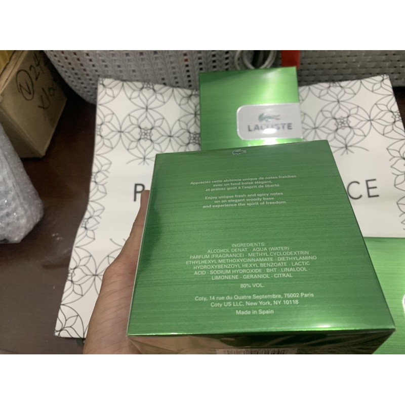 Nước hoa nam Lacoste Essential edt pour homme 125ml full seal SALE !