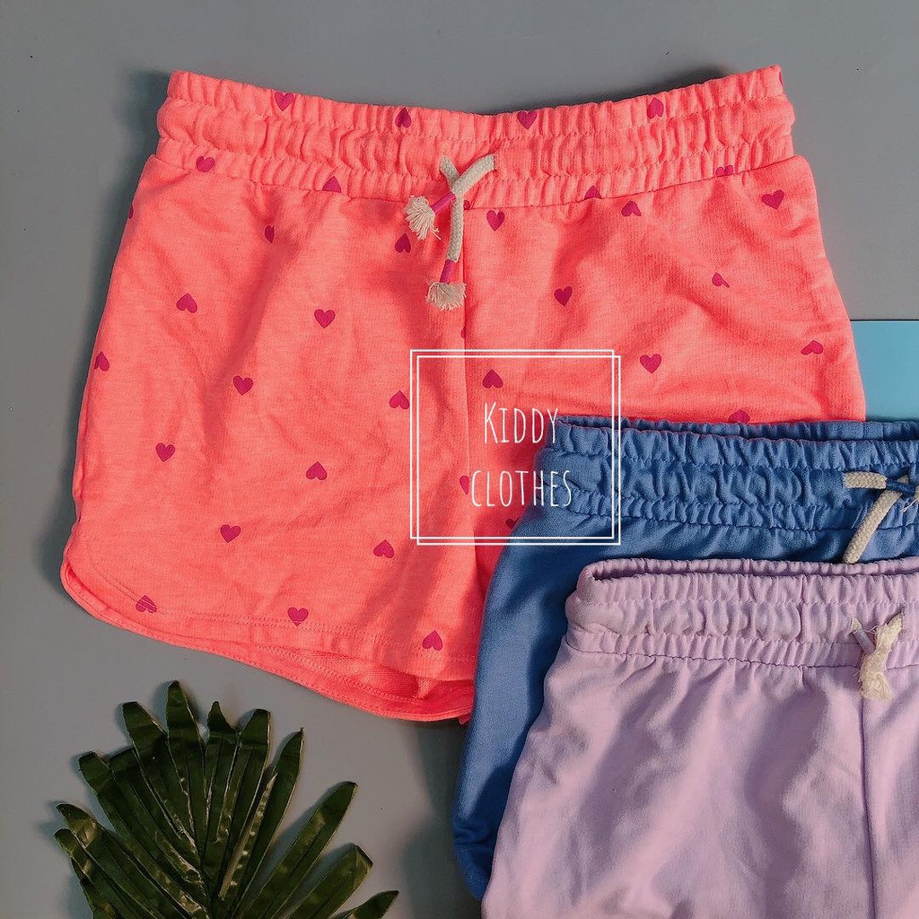 Quần short bé gái size đại chất thun cotton mềm hàng hãng CJ xuất dư xịn
