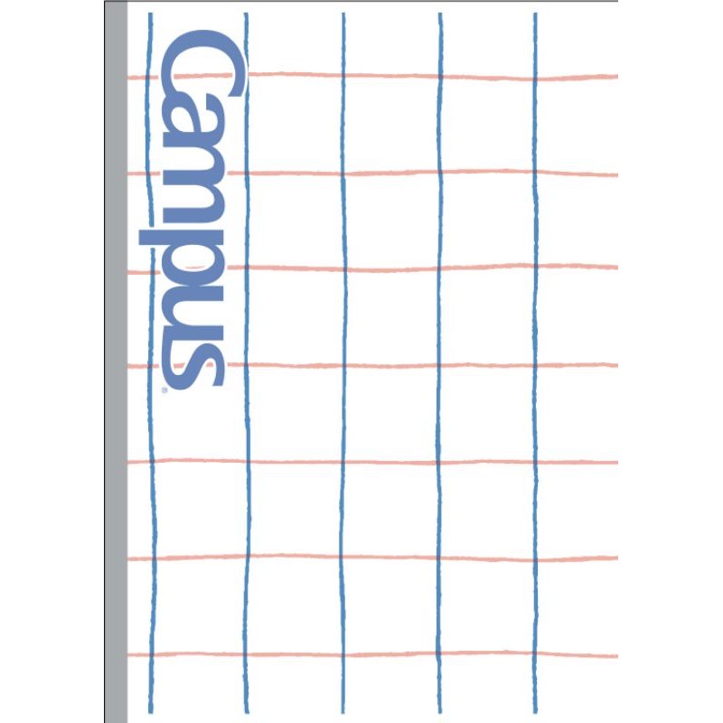 Lốc 5 Quyển Tập Sinh Viên 200 Trang Kẻ 4 Ly Ngang Line Field Campus - Tập Vở B5 Giấy 70Gsm