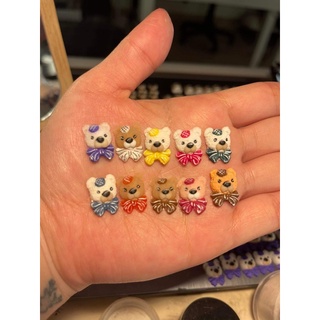 Gấu nơ gắn móng nail
