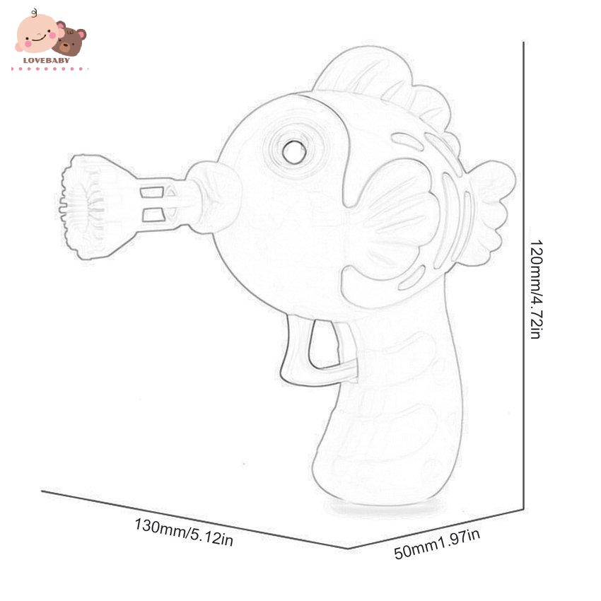 [HOT]Manual Soap And Water Bubble Machine Cute Fish Children's Toy Birthday Gift