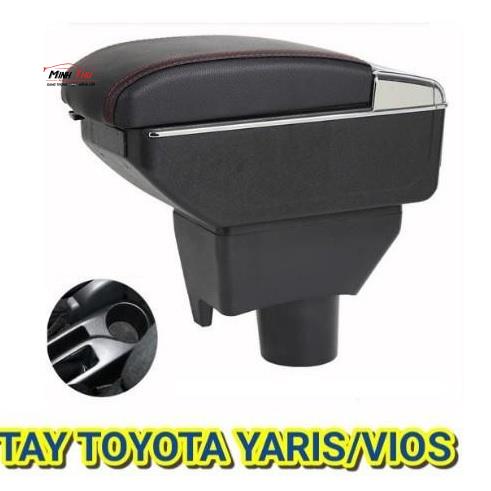 Hộp tỳ tay ô tô xe Toyota Yaris và Vios tích hợp 7 cổng USB