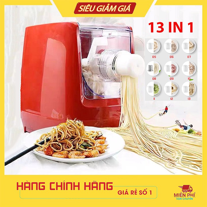 Máy làm sợi bún, mì tươi đa năng [ Full bộ phụ kiện 13 ĐẦU ] Chính Hãng  SOKANY