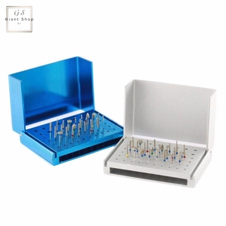 (Hàng Mới Về) 1 Hộp Đựng Mũi Khoan Nha Khoa 58 Lỗ Tiện Dụng