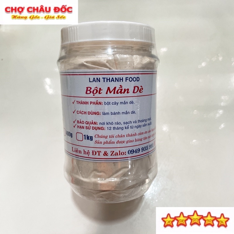 400gr Bột Mần Dè Dùng Làm Bánh Mần Dè Đặc Sản Châu Đốc Tặng Công Thức Làm Bánh