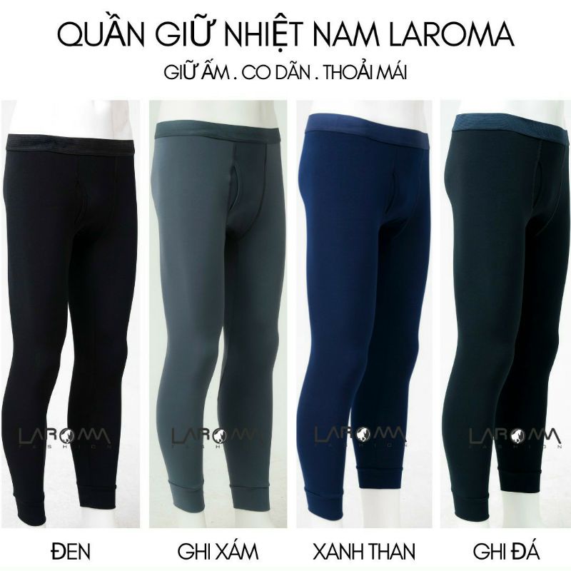 Quần Giữ Nhiệt Nam Laro Co Giãn Mềm Mịn Thoải Mái