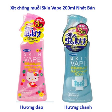 Xịt chống muỗi Skin vape của Nhật 200ml