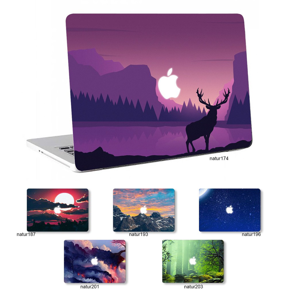 [ SIÊU RẺ ĐẸP]  Dán decal cho các dòng Macbook Pro in thiên nhiên 3D cực đẹp