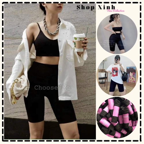 Quần Ngố Nữ Legging L1 Co Giãn, Quần Legging Ngố Nữ Cạp Cao Bigsize ShopXinh88888