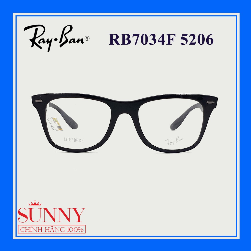 RB7034F - Gọng kính rayban chính hãng, bảo hành toàn quốc