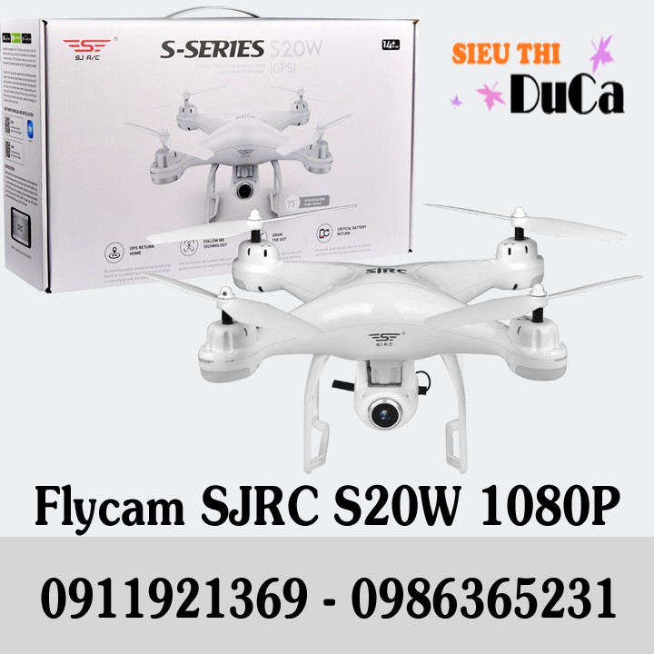 Flycam SJRC S20W Dual GPS Phiên bản 1080P Mới