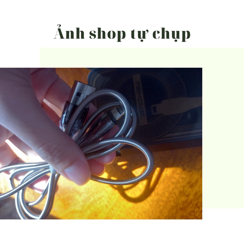 CÁP SẠC LIGHTNING HỘP SẮT KINGKONG 3A WK 114