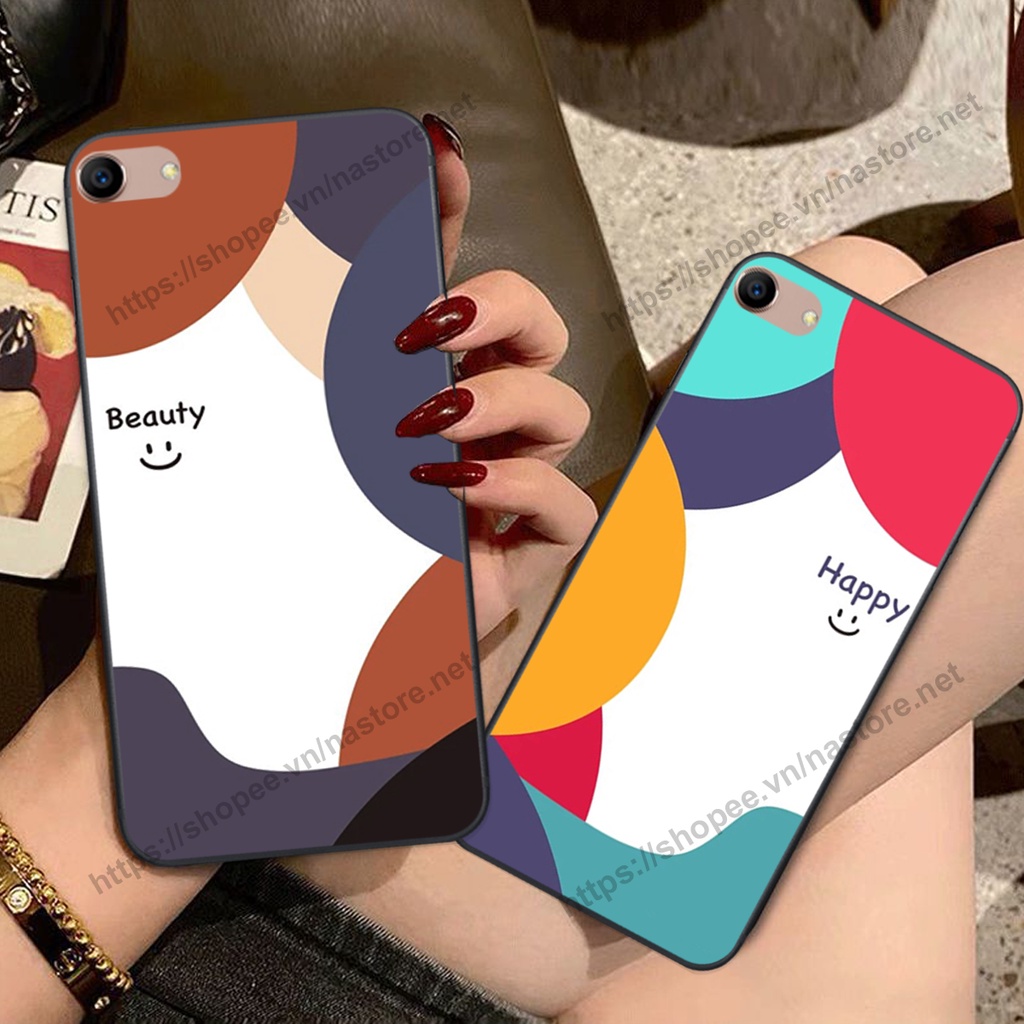 Ốp lưng Oppo A39 / A57 / A59(F1s) / A71 /A83 mặt cười, họa tiết caro đơn giản đẹp cute