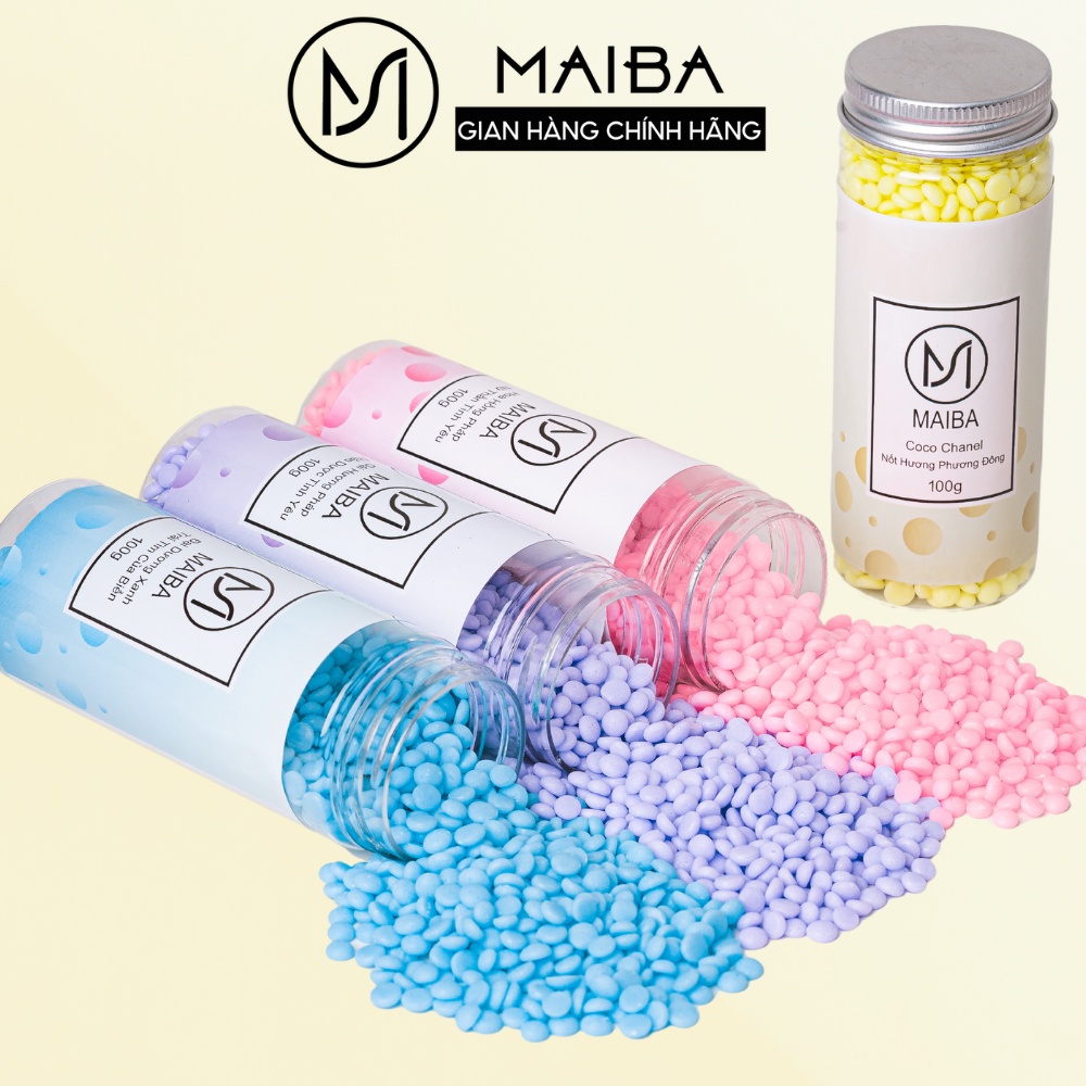 Viên Giặt Thơm Lưu Hương Nước Hoa Xả Vải Quần Áo MAIBA Dịu Nhẹ 100G