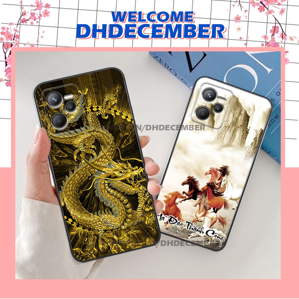Ốp lưng Realme C35 in hình thư pháp tâm an vạn sự an ,mã đáo thành công SIÊU CHẤT