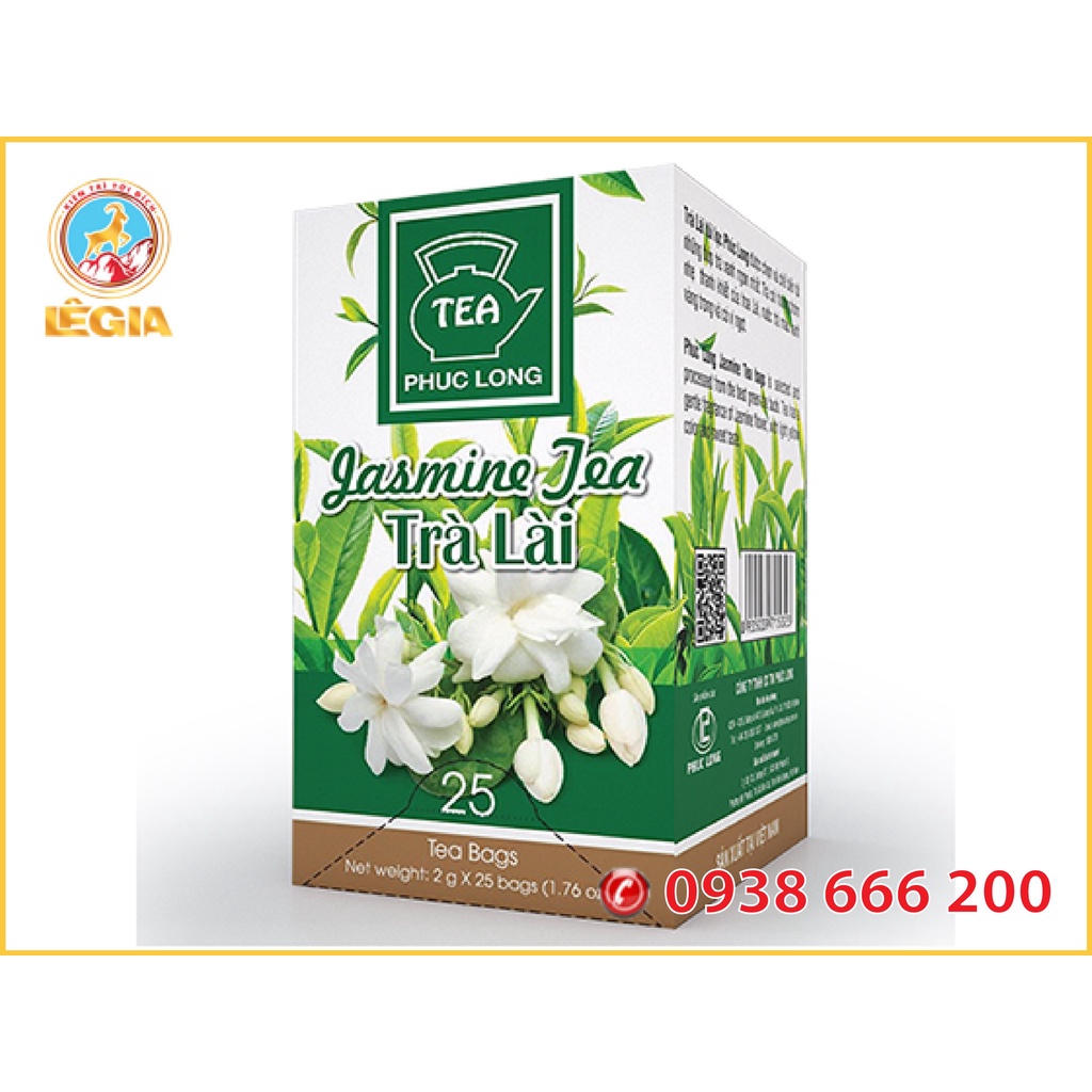 Trà Lài Túi Lọc PHÚC LONG 50G (Jasmine Tea)