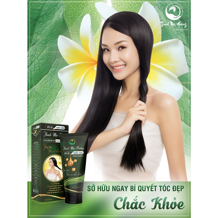 [Cam kết chính hãng]Dầu xả tóc Thanh Mộc Hương dưỡng mềm tóc, không bết, không sillcon