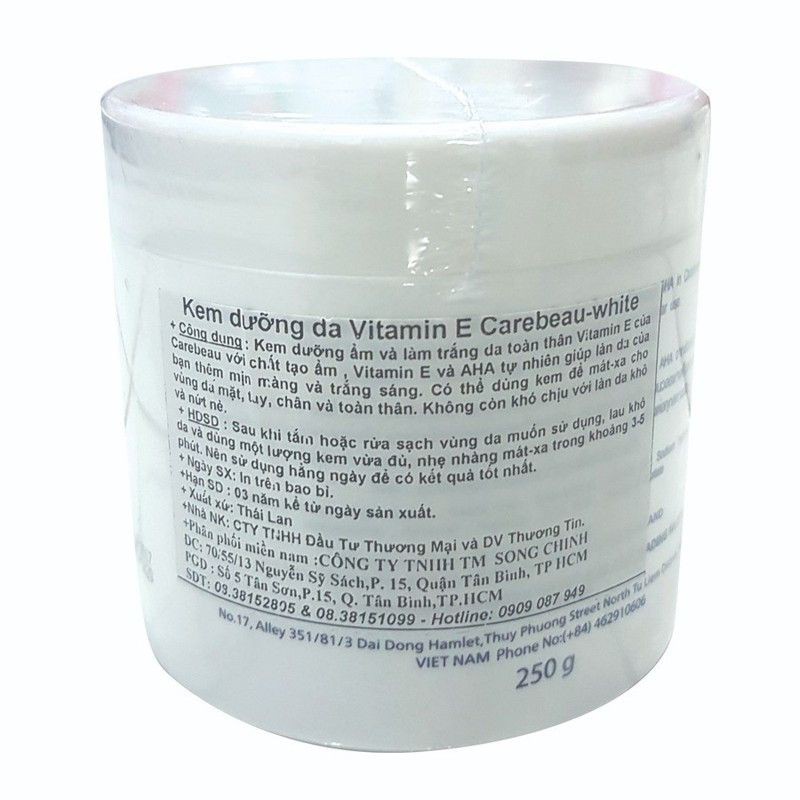 Kem dưỡng Vitamin E  nắp trắng Carebeau thái lan 250g 013959 | BigBuy360 - bigbuy360.vn