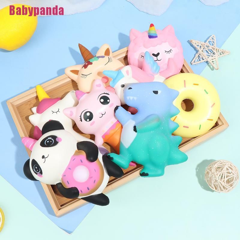 Đồ Chơi Xốp Squishy Giảm Stress Hình Kỳ Lân Dễ Thương Cho Bé