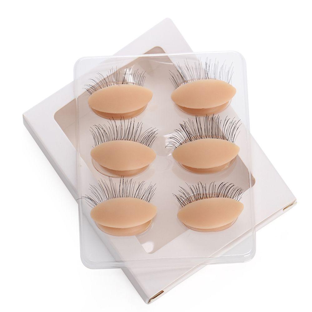 Đầu Ma Nơ Canh ROWANS Bằng Silicon Mềm Mại Gắn Mi Giả Có Thể Tháo Rời