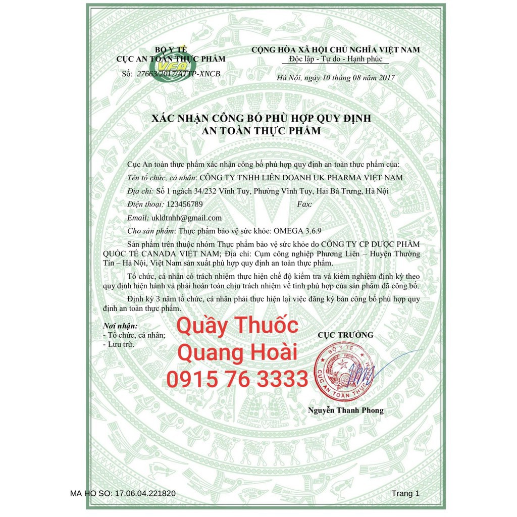 Omega 369 - Bổ sung dưỡng chất cho não bộ, tăng cường thị lực mắt, giảm xơ vữa động mạch