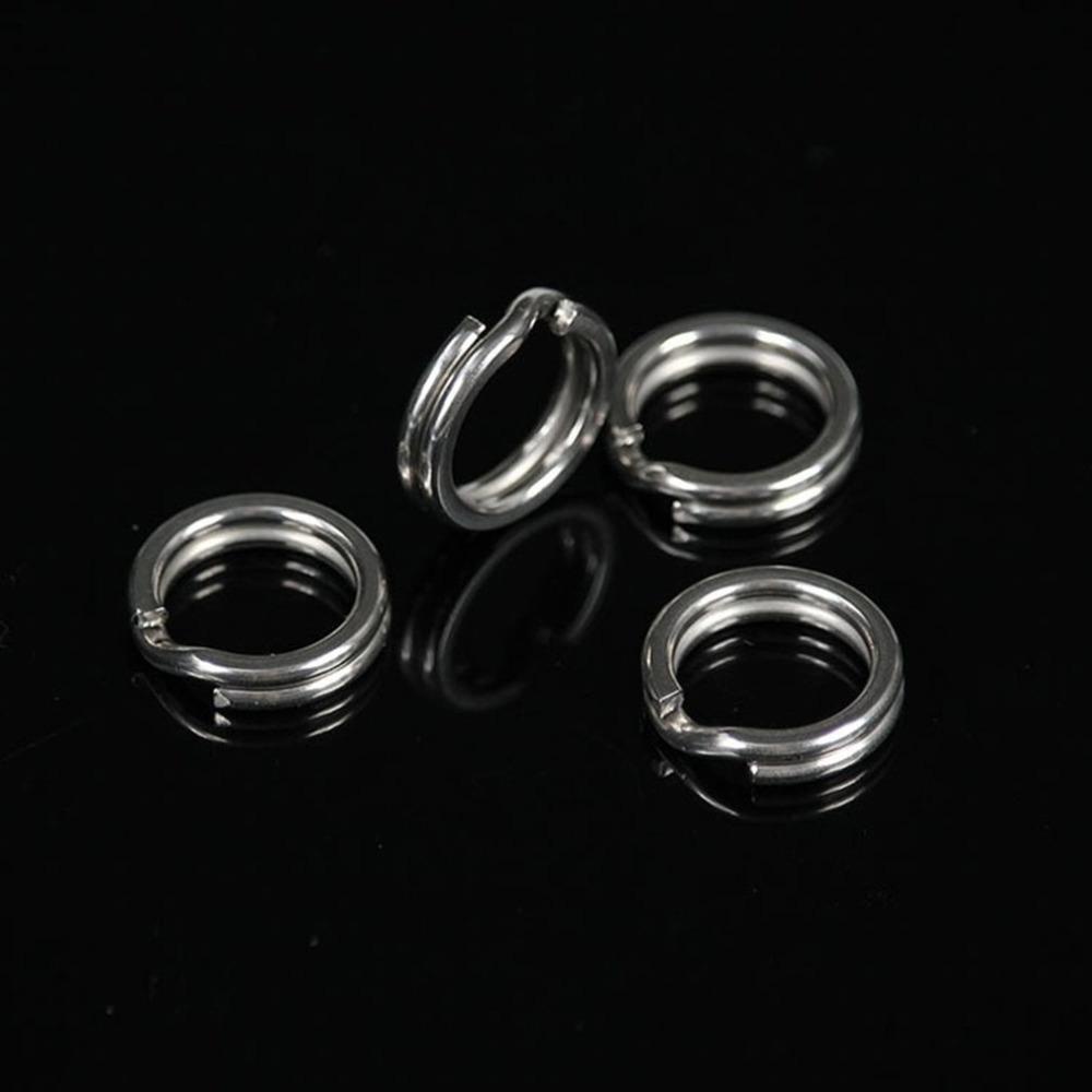 Set 200 Khoen Inox Chữ O Cứng Nối Mồi Câu Cá Chuyên Dụng