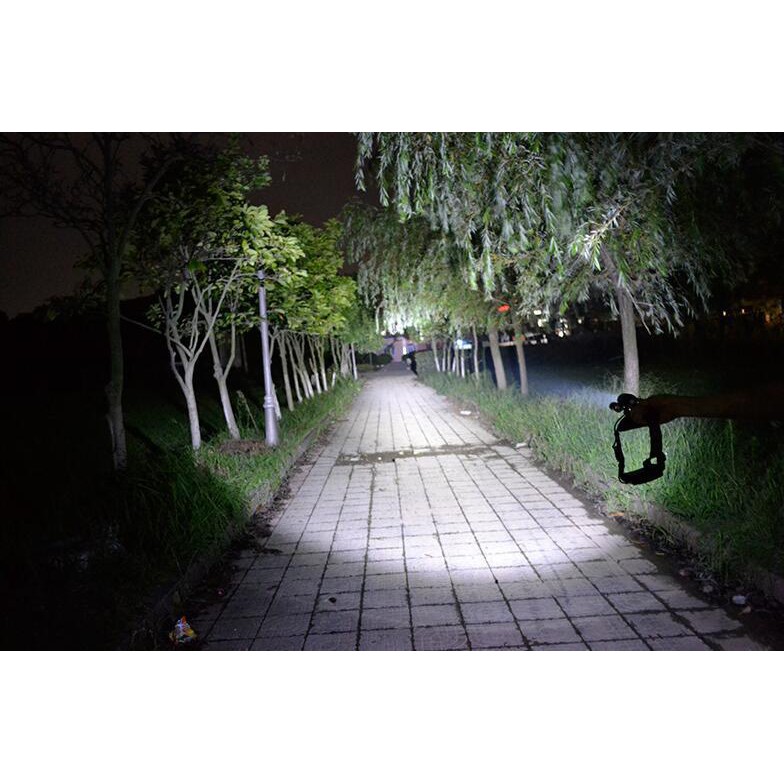 Đèn Pin siêu sáng đội đầu 1 bóng led, zoom xa gần, hàng cao cấp chính hãng