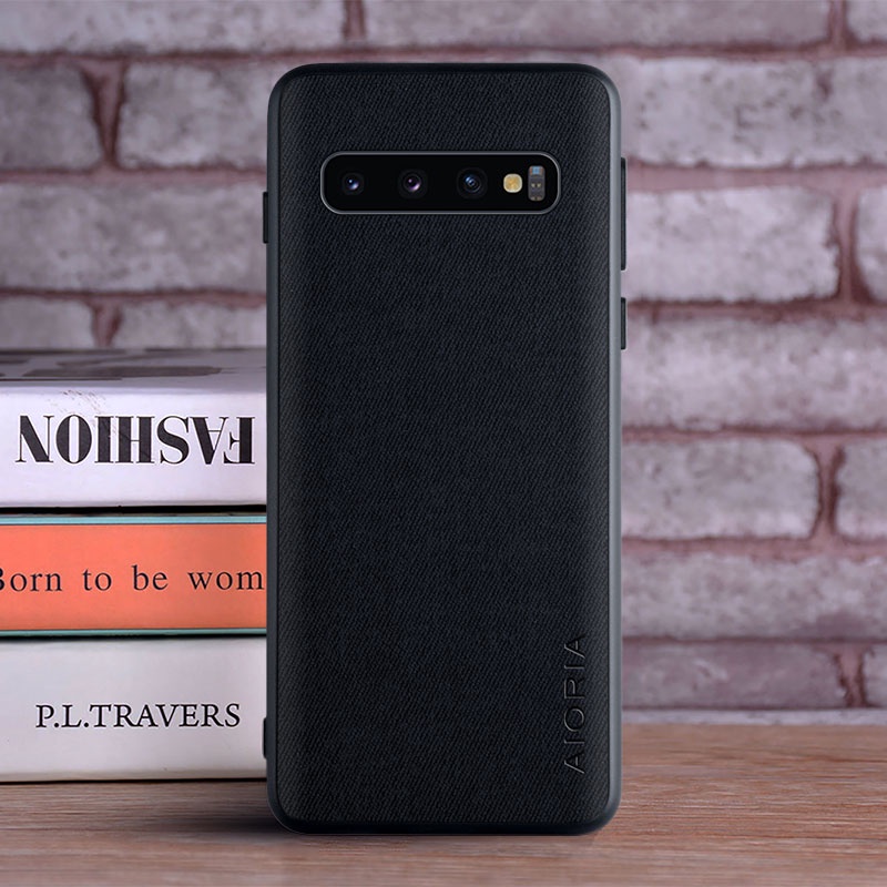 Ốp Điện Thoại Da Viền TPU Dẻo Sang Trọng Thời Trang Cho Samsung Galaxy S10 Plus S10E S10 Lite 5G