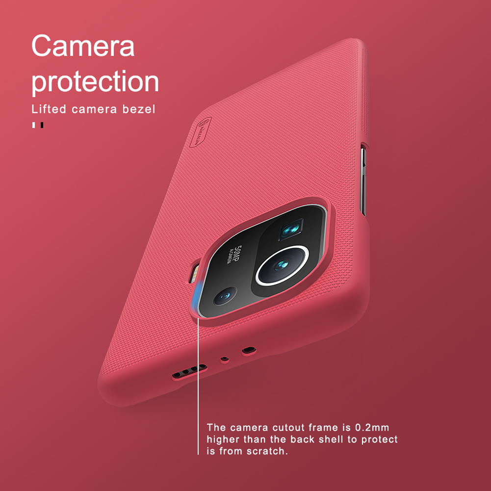 Ốp điện thoại Nillkin chất liệu PC cứng chống sốc mặt siêu nhám sang trọng cho Xiaomi Mi 11 Pro