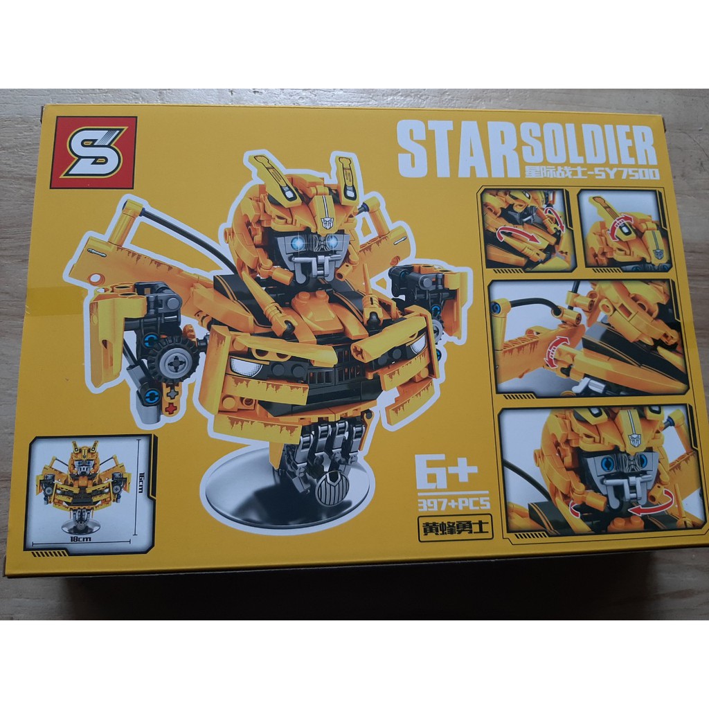 [Mã LIFE0503TOYS1 giảm 10% đơn 150k] (CÓ SẴN) đồ chơi Lắp ráp mô hình 7500/7501 phần đầu của người máy Transformers