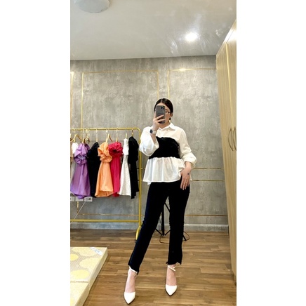 Áo Sơ Mi Baby Doll Tay Bồng Xinh Xắn | BigBuy360 - bigbuy360.vn