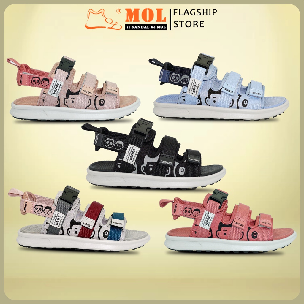 [Mã FAMARAL1 giảm 10K đơn 50K] Sandal Vento Nữ Chính Hãng Quai Ngang NB80