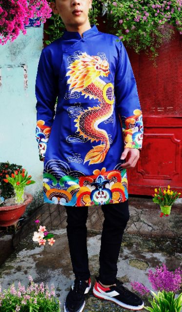 Áo dài cách tân nam