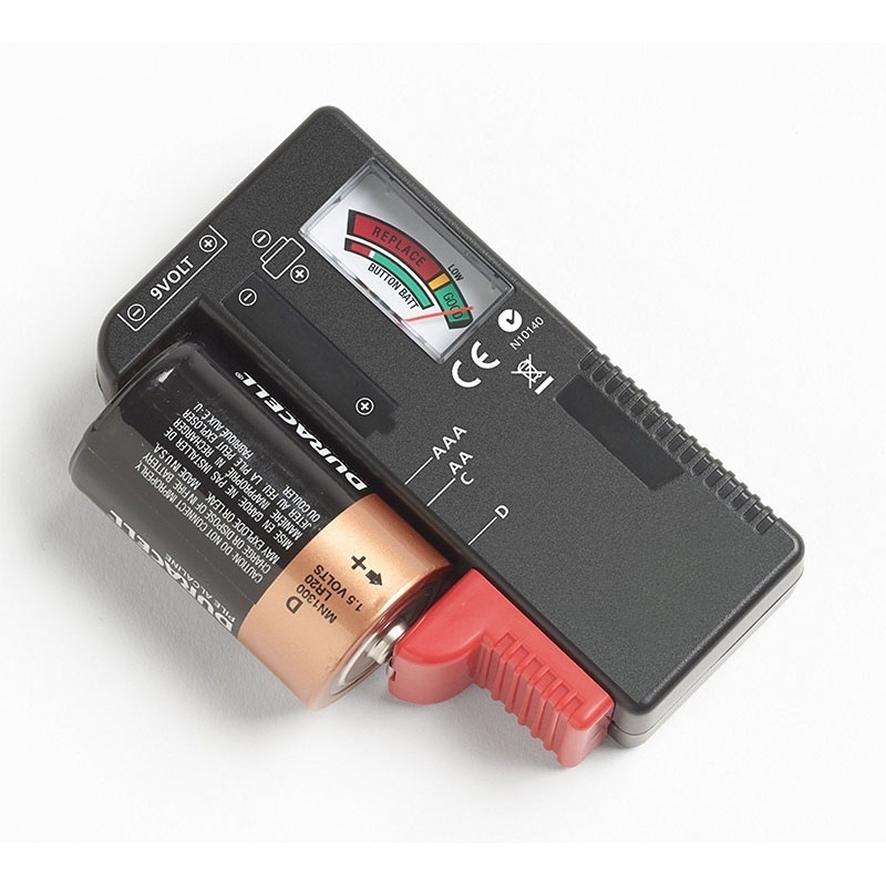 Thiết bị kiểm tra pin AA AAA C D 9V 1.5V