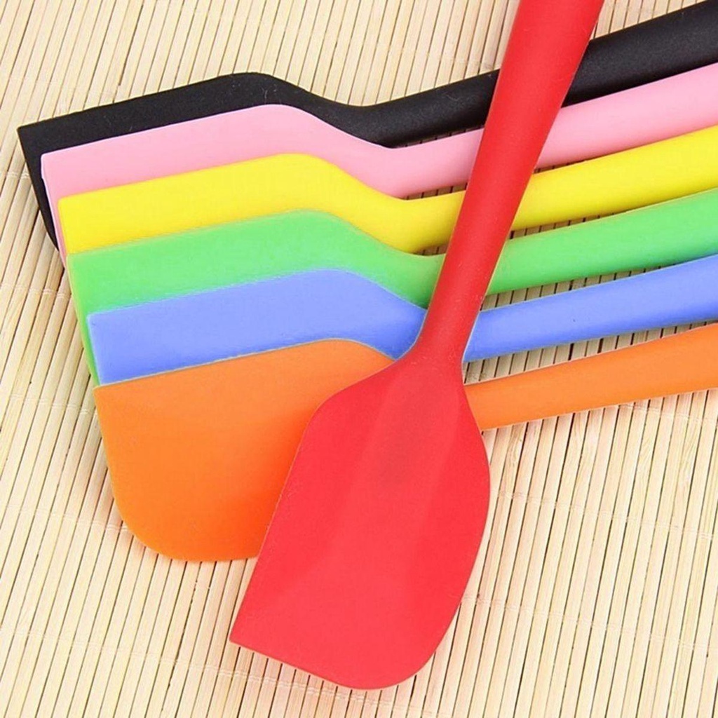 [COD] Muỗng Silicone Trộn Kem Làm Bánh